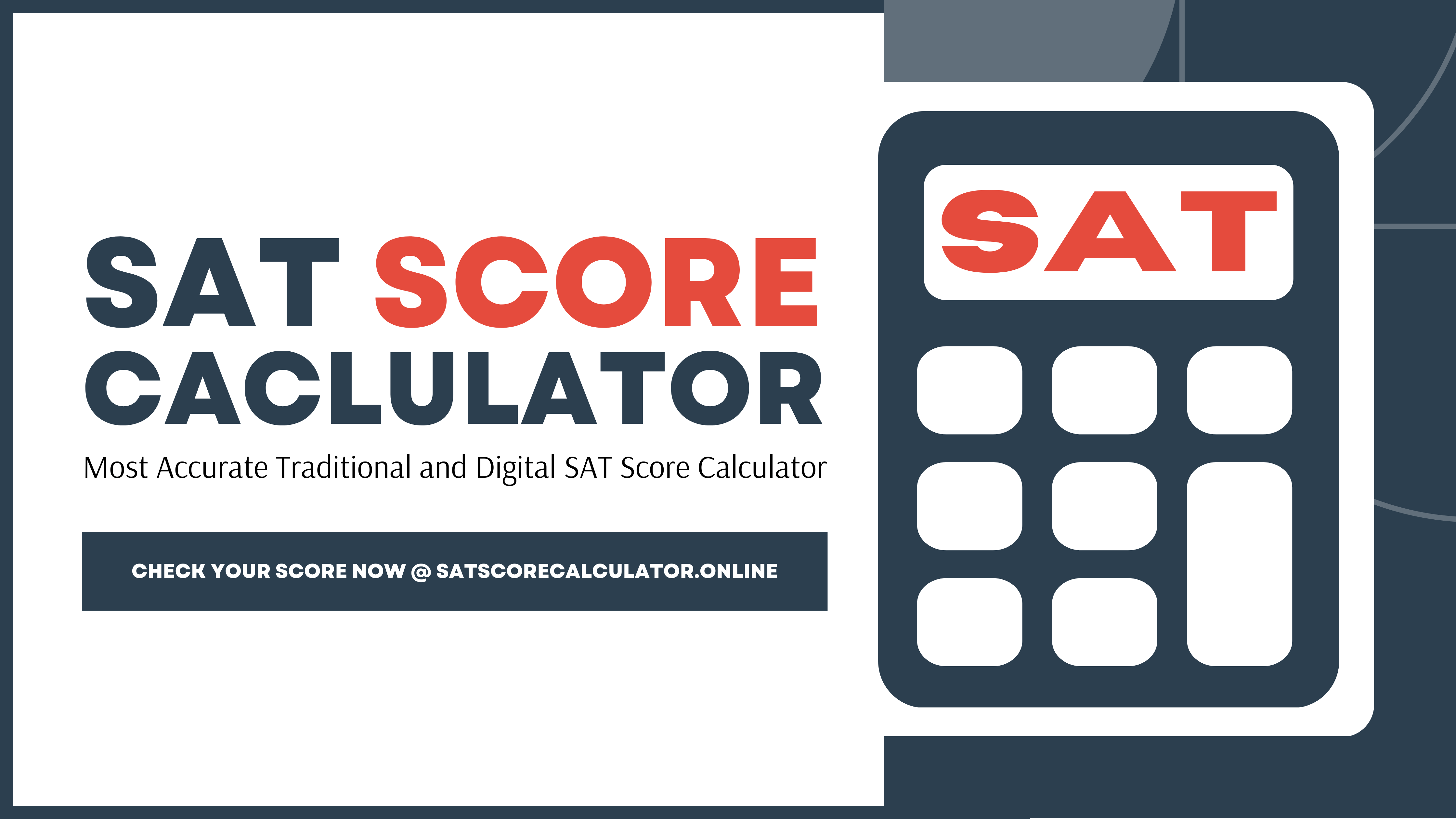 SAT Score Calculator Cover Image