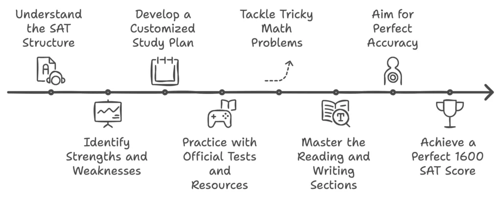 strategic plan to get a perfect SAT score